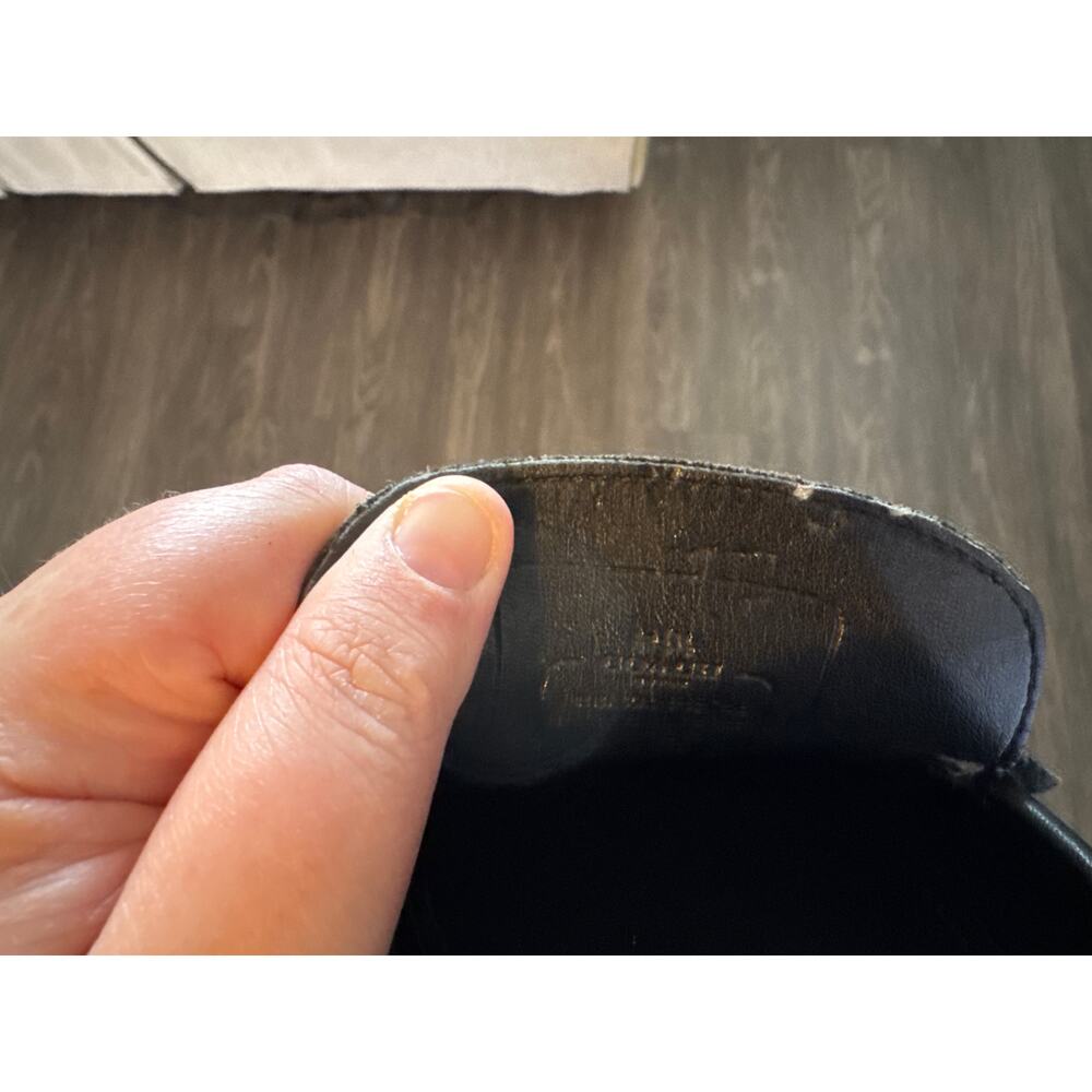 Men's Coach Reagan 100% Leather Penny Driving Loafers size 11 in Black - Picture 6 of 6